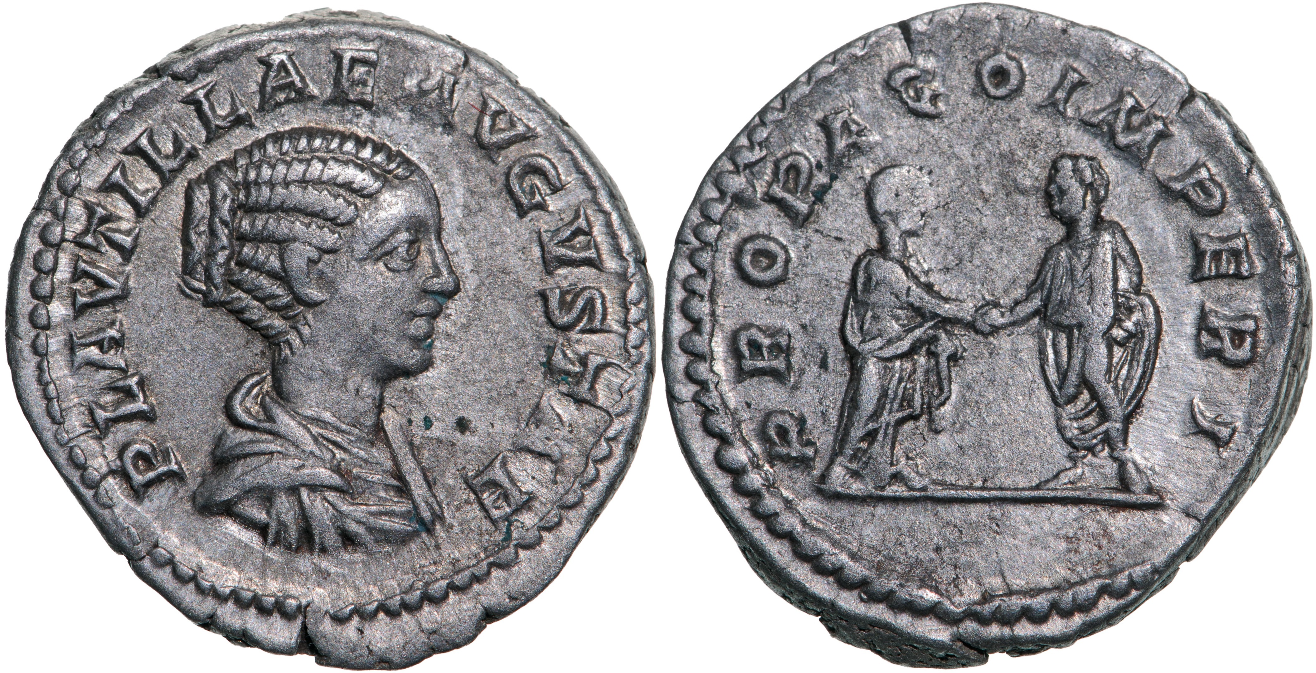 Plautilla (202-205 AD), AR Denarius (3.28g), Rome