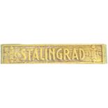 The Cruisade Against Communism Medal Silver Ribbon Bar "Stalingrad"