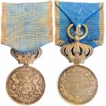 Medal of Faithfull Service, 1st Type, Civil, 2nd Class, instituted, on the 8th of April 1881