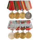 Medal Bar with 4 Decorations