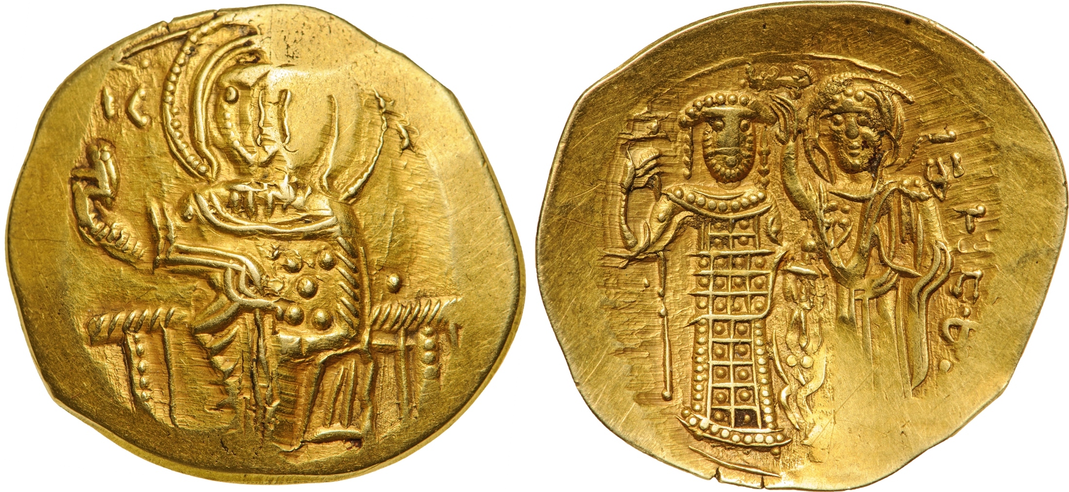 John III Ducas-Vatazes (AD 1222-1254), AV Hyperpyron, Gold (4.37 g) Emperor of Nicaea. Magnesia.