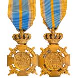 Cross of Faithfull Service, 2nd Type, Military, 1st Class, instituted on the 11th of November 1906