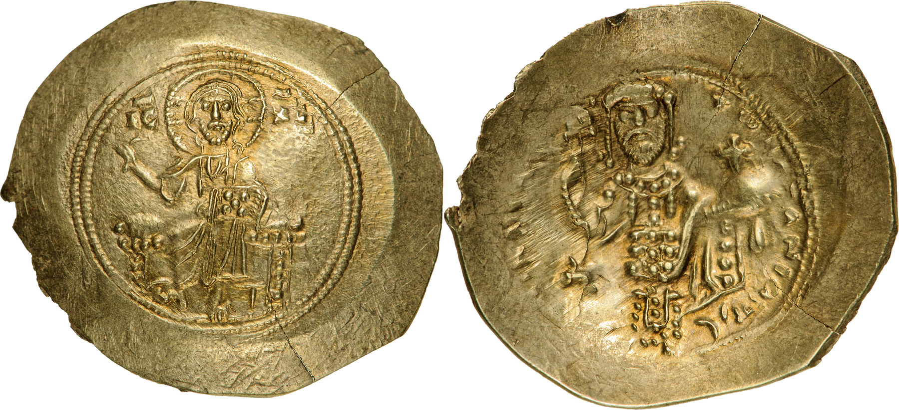 Nicephorus III Botaniates (1078-1081). Histamenon Electrum (4.45 g) , Constantinople.