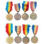 LOT OF 4. Medal of the Romanian Association for the Promotion of Aviation (1927-1934)
