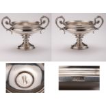 Silver wedding cup