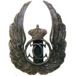 Observer Badge, King Carol II Model with a cut-out chip 1931-1940