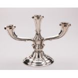 Elegant candlestick in silver