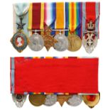 An important Order of the Star of India Group of 6 attributed to Major General H.R. Hopwood