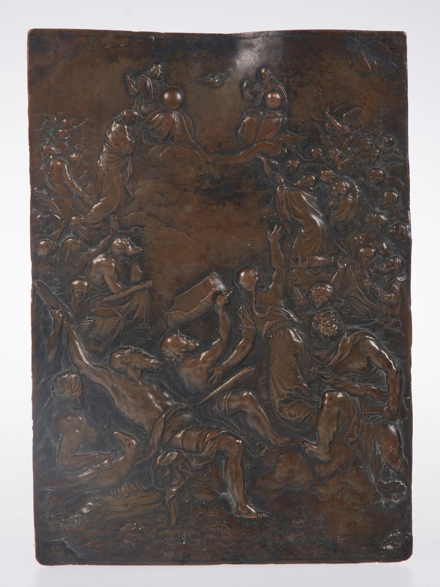 Copper relief. Italy. 16th century.