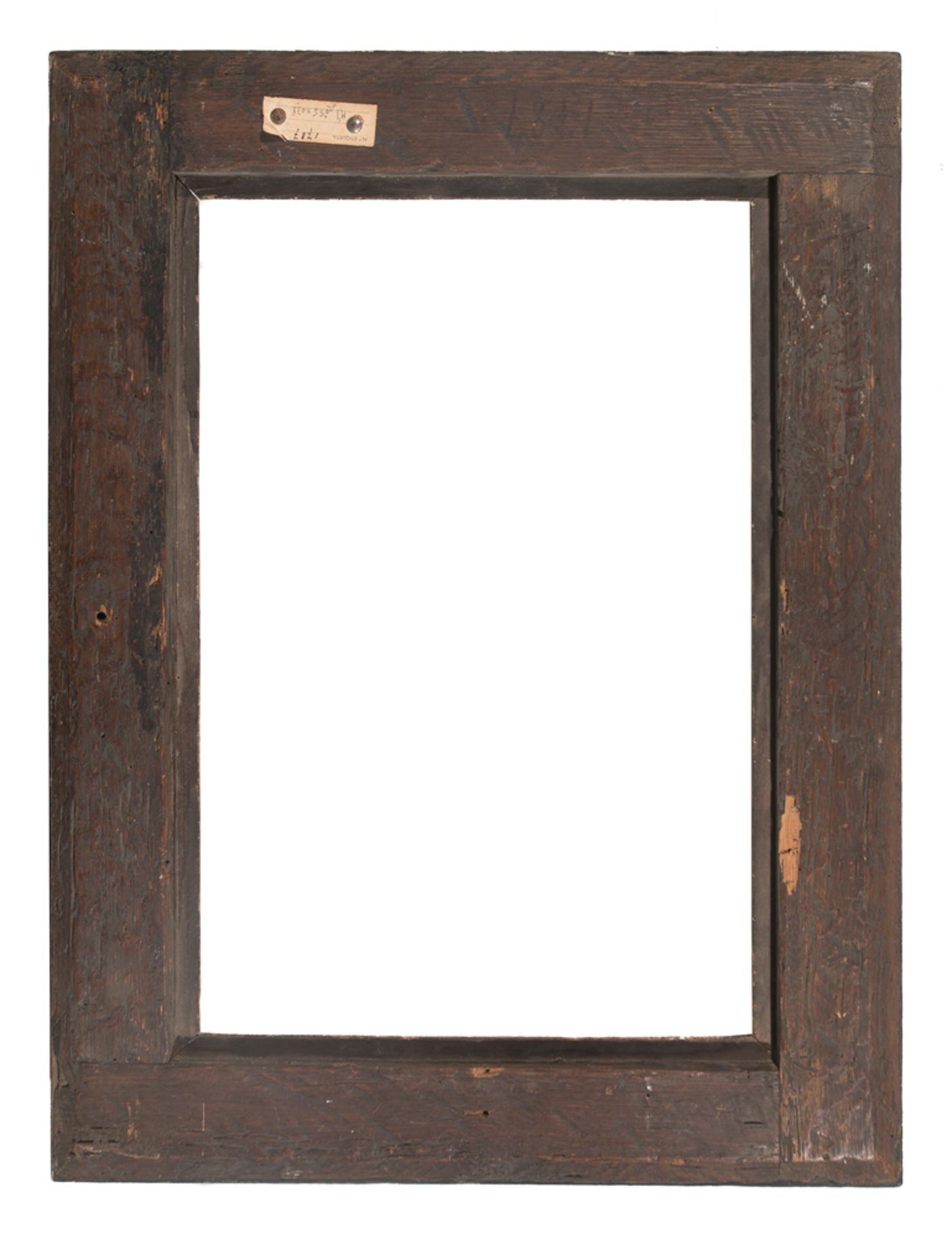 Carved, gilded and polychromed wooden frame. 17th century. - Bild 3 aus 3