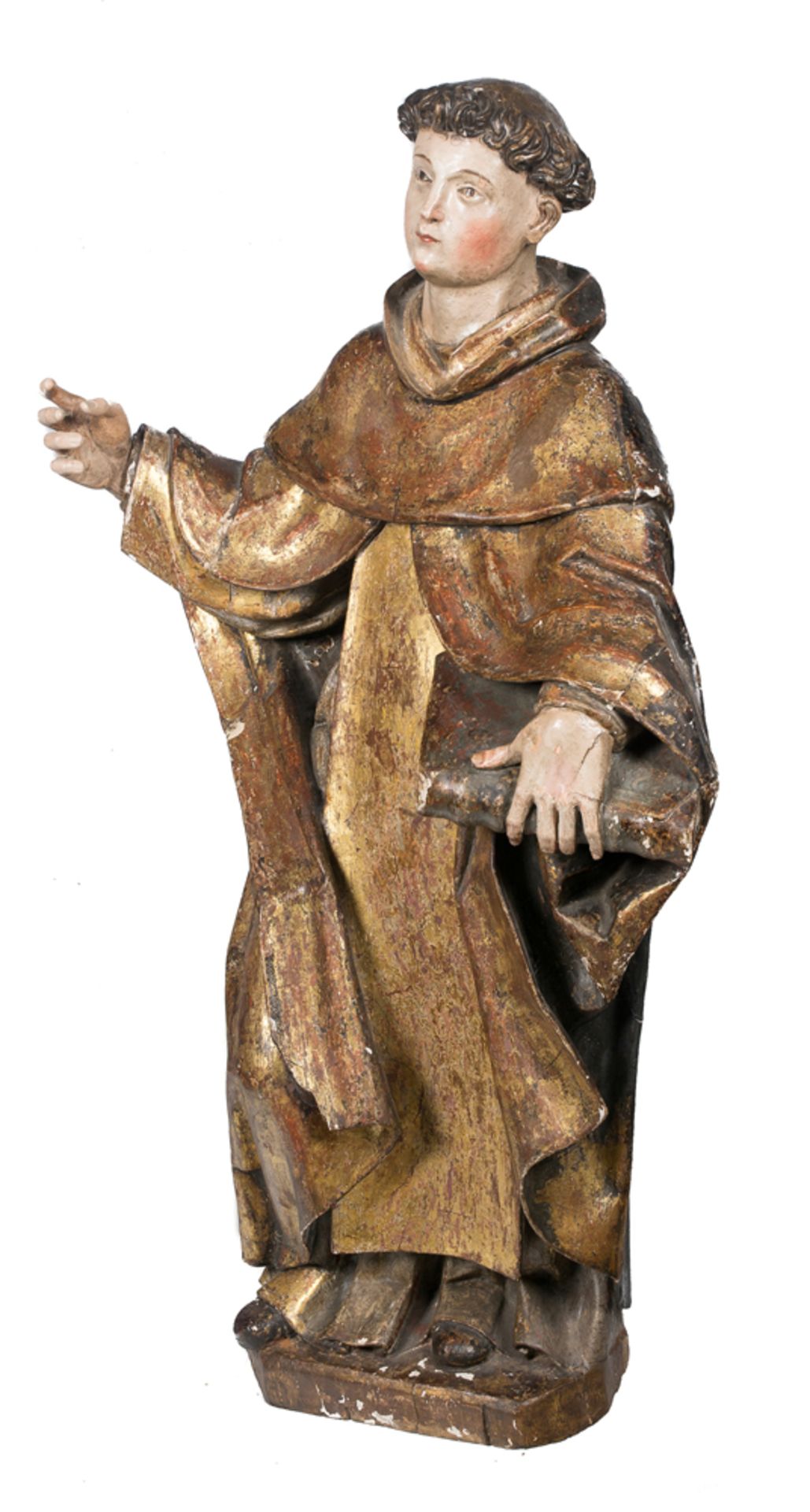 Escultura en madera tallada, dorada y policromada. Castilla. Renacimiento. Siglo XVI. - Bild 3 aus 5
