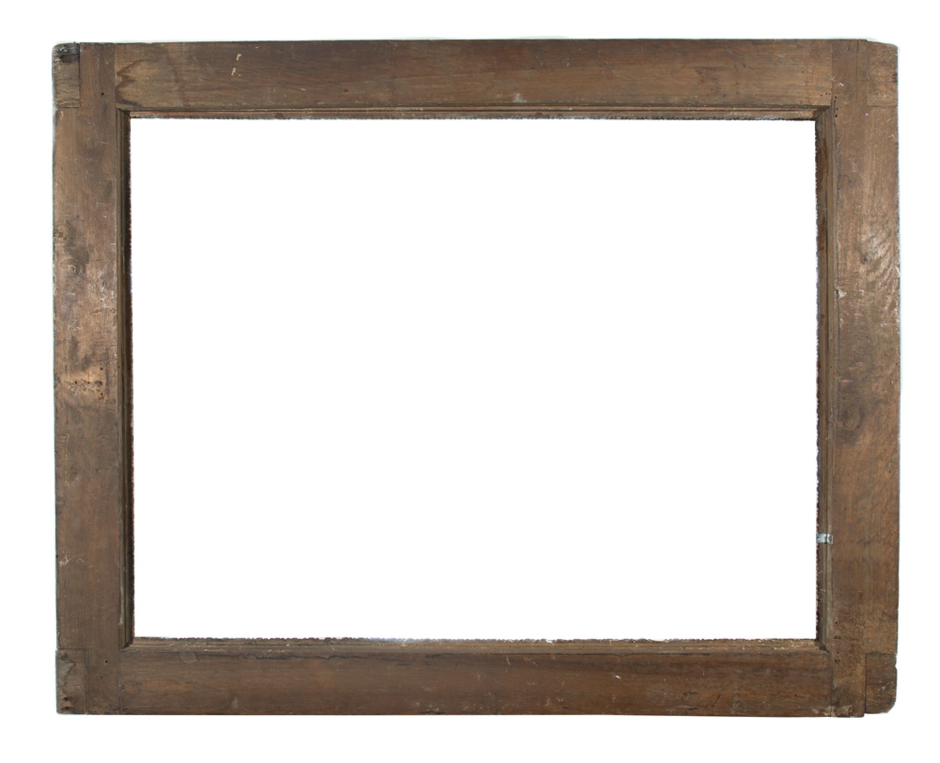 Imposing carved, gilded and polychromed wooden frame. 17th century. - Bild 5 aus 5