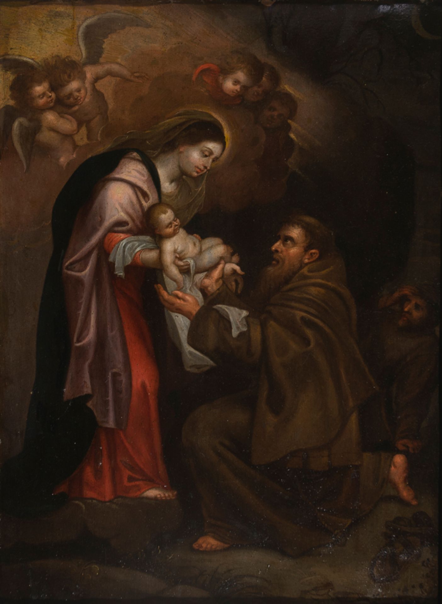 "Saint Anthony adoring the Christ Child"