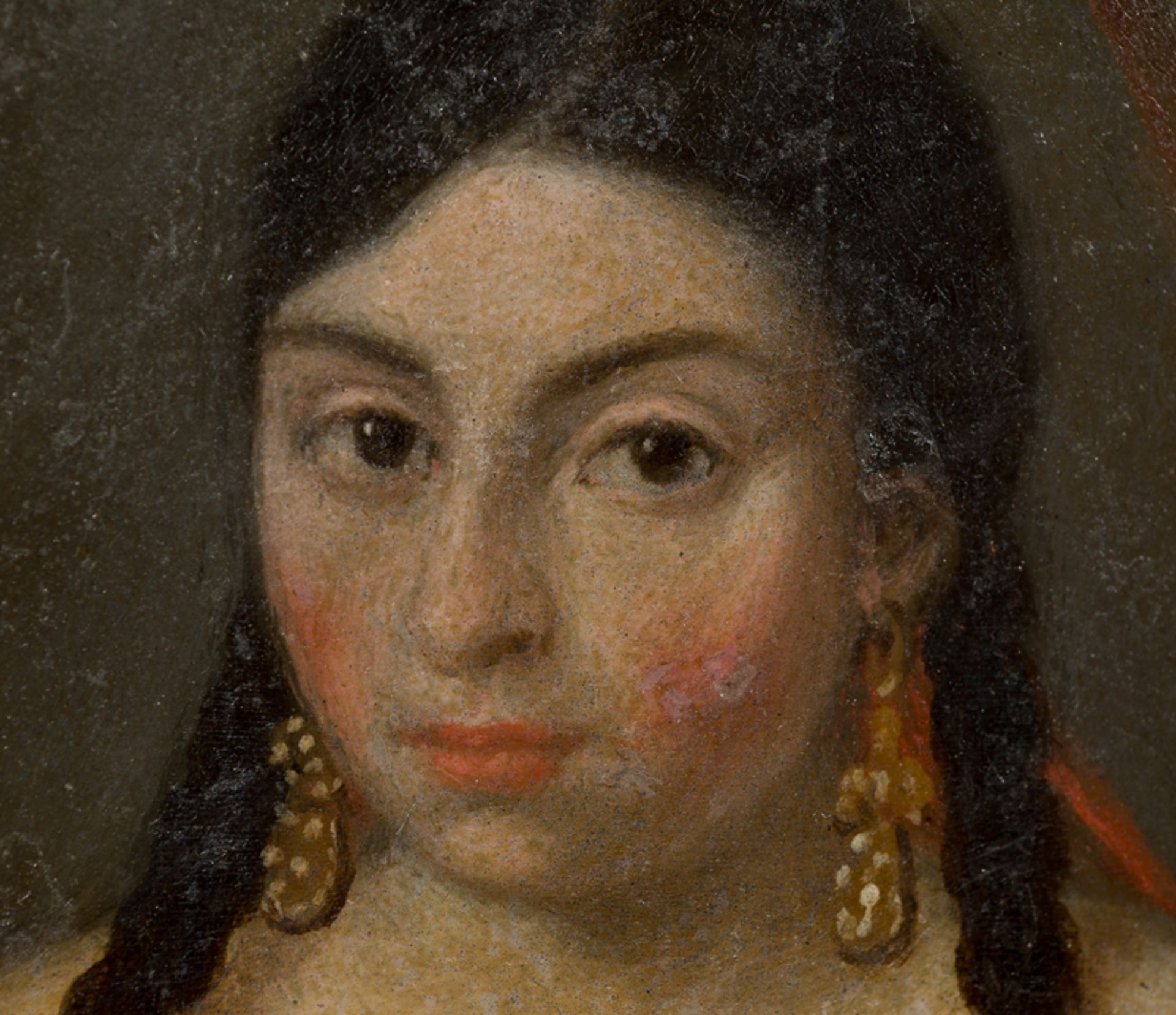 Colonial School. Mexico. 17th century.Colonial School. Mexico. 17th century. "Portrait of a - Image 2 of 3