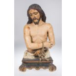 "Ecce Homo". Corn-stem paste sculpture. Colonial School. 18th century."Ecce Homo". Corn-stem paste