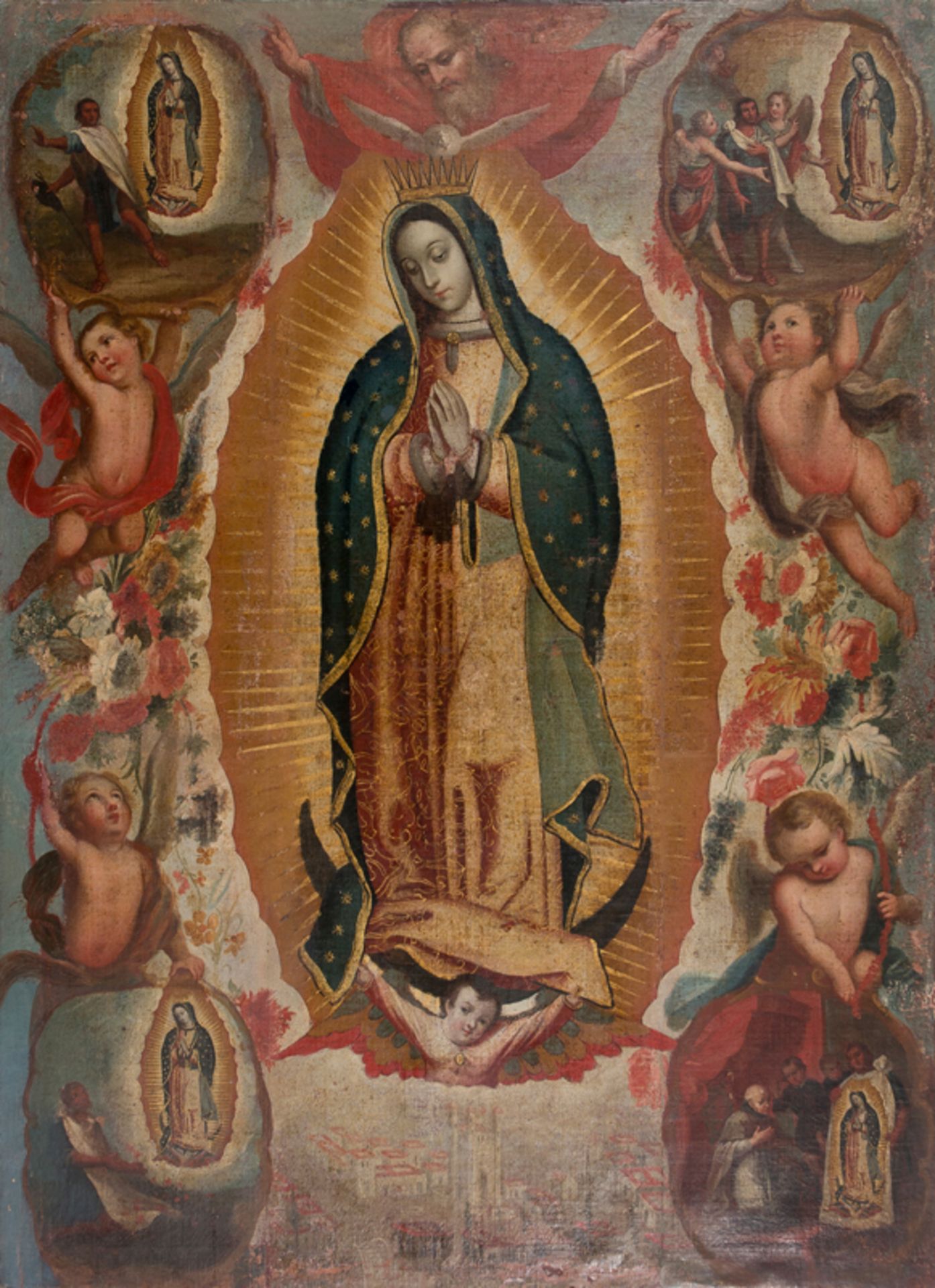 Colonial School. New Spain. 17th centuryColonial School. New Spain. 17th century "Our Lady of