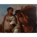 Colonial School. Mexico. 18th century. Colonial School. Mexico. 18th century."Mexican Indians"Oil on