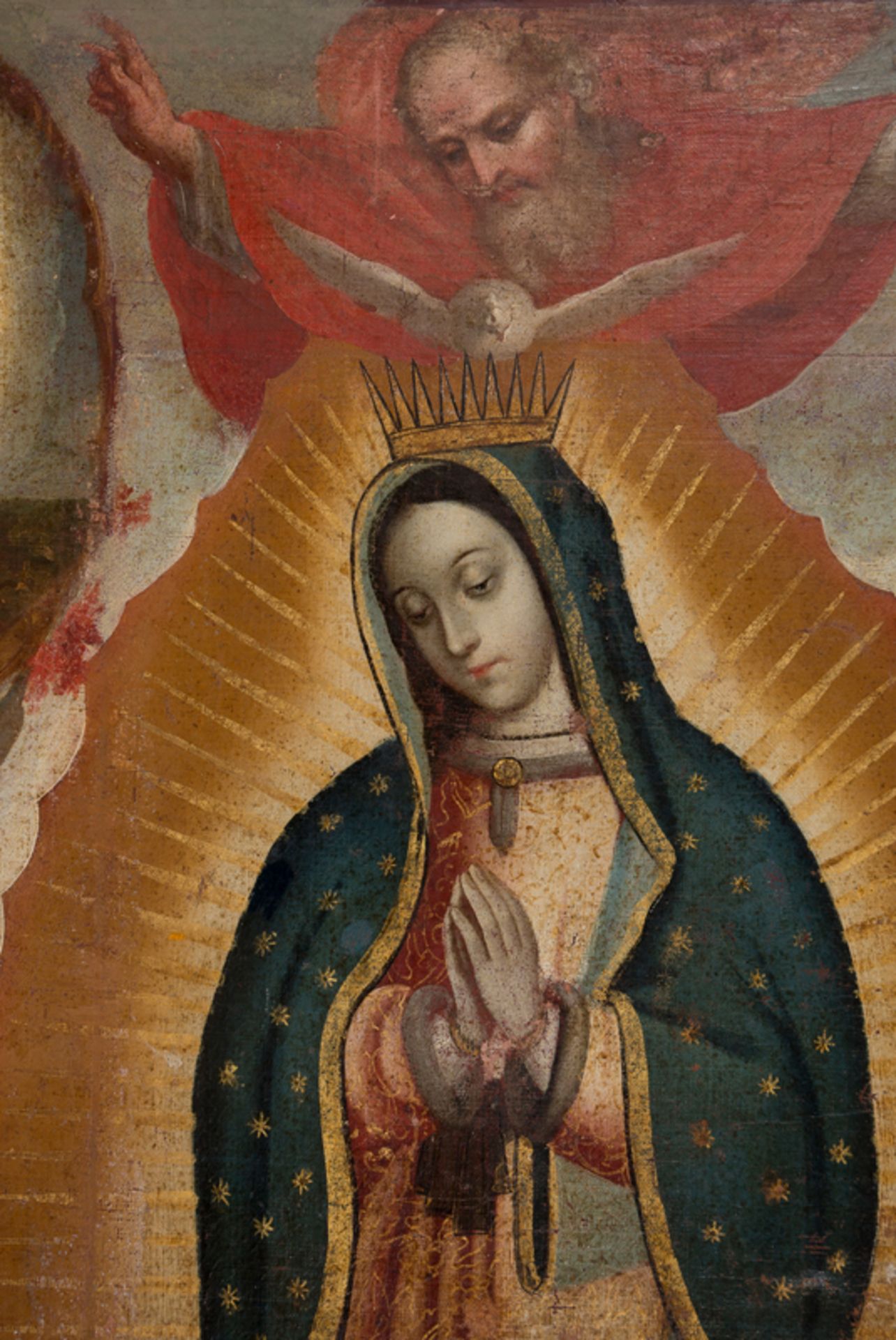 Colonial School. New Spain. 17th centuryColonial School. New Spain. 17th century "Our Lady of - Image 2 of 8