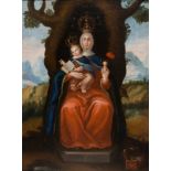 Colonial School. Early 18th century.Colonial School. Early 18th century."Our Lady of Valvanera"Oil