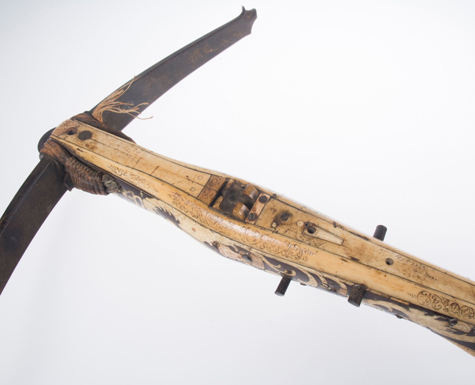 Wood and bone hunting crossbow. Germany. First of 17th century. - Image 2 of 5