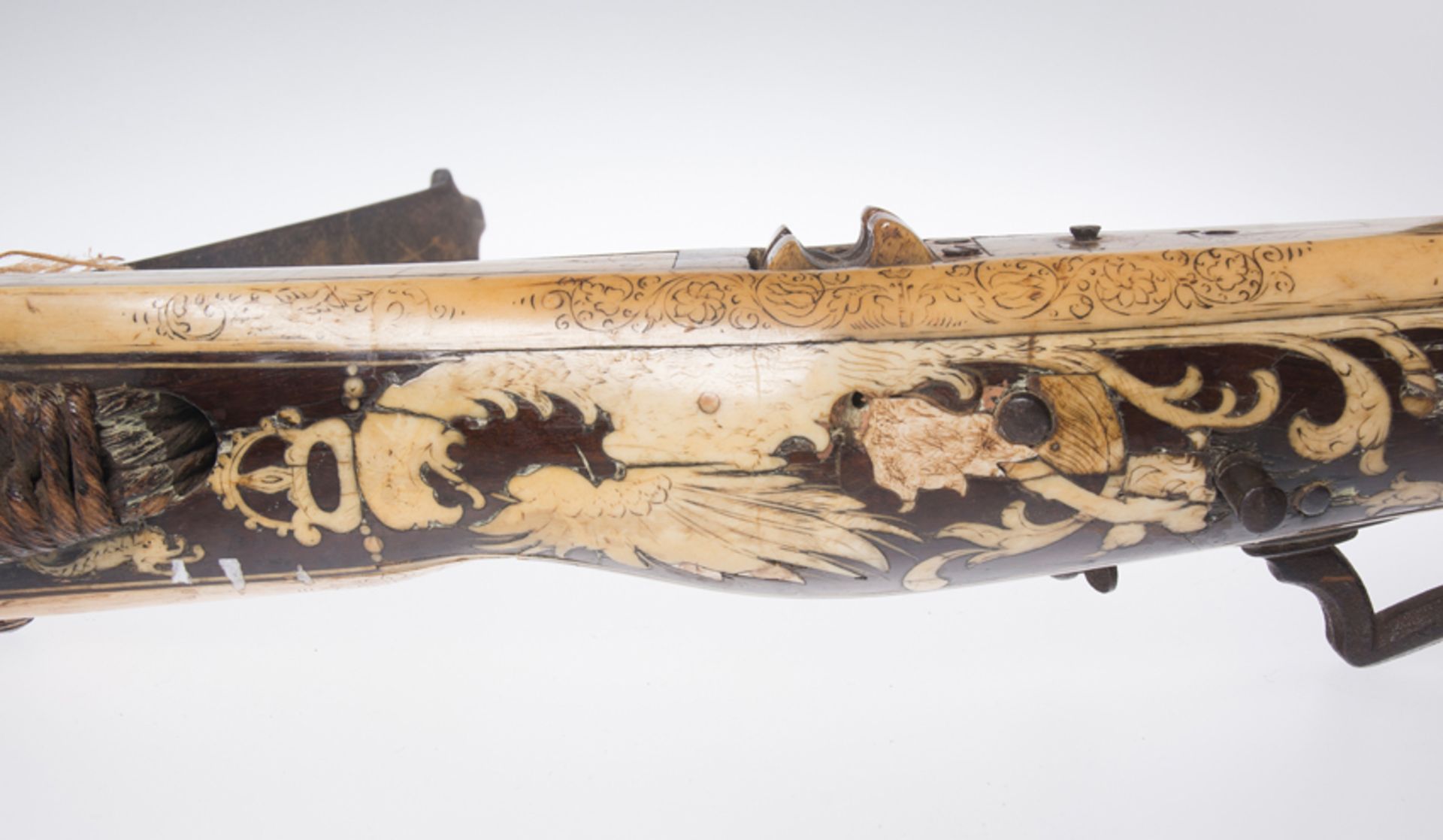 Wood and bone hunting crossbow. Germany. First of 17th century. - Image 3 of 5