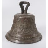 Bronze bell. Colonial. Dated 1810.