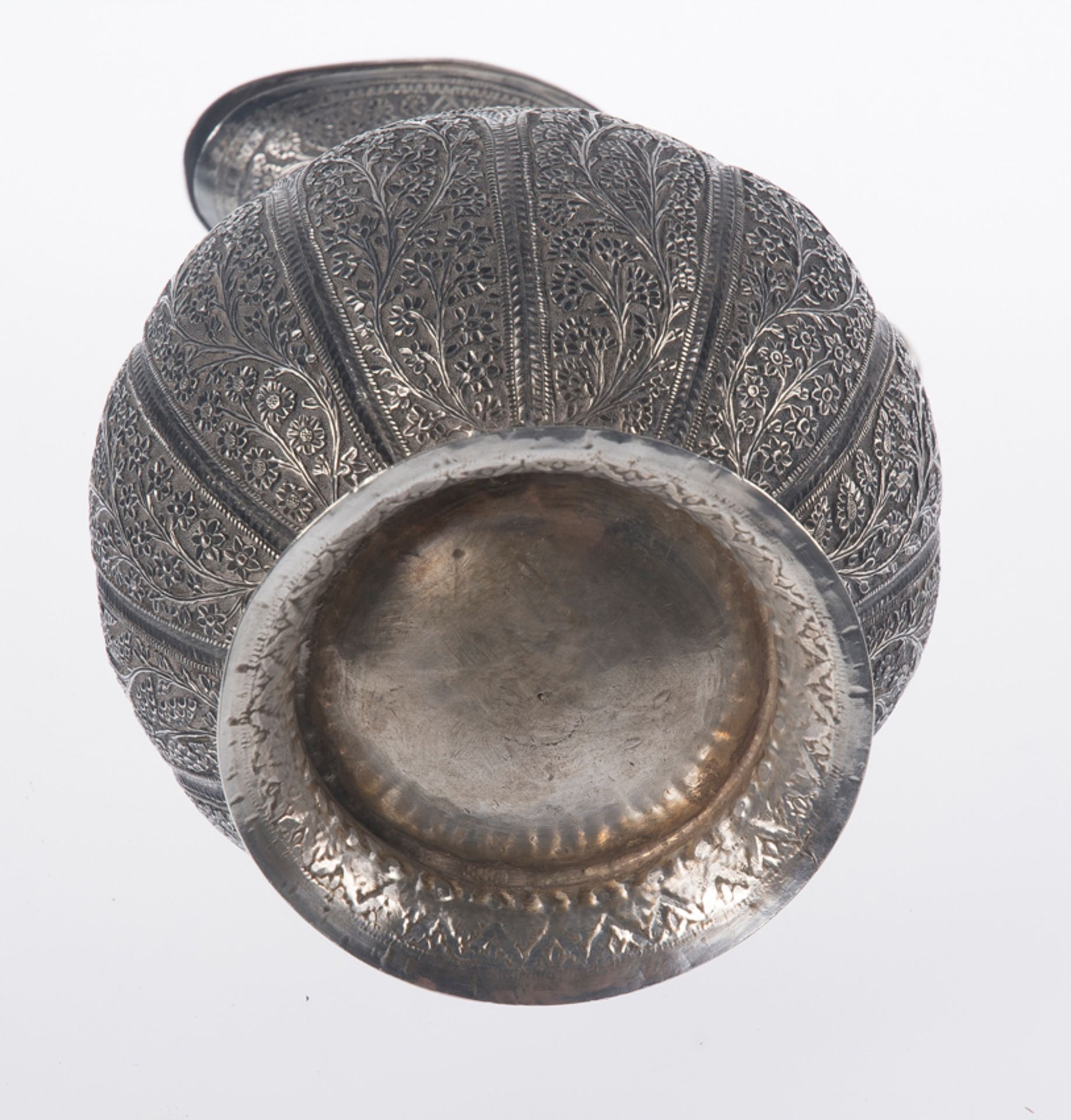 Silver filigree vase. Goa. India. 18th - 19th century. - Image 6 of 6