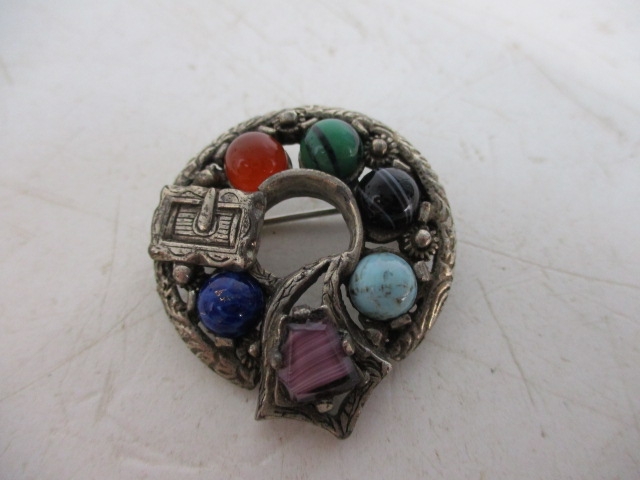 Miracle vintage signed beautiful celtic brooch.