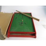 Vintage table top billiards