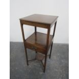 Georgian oak side table / plant stand 82cm x 103cm x 34cm