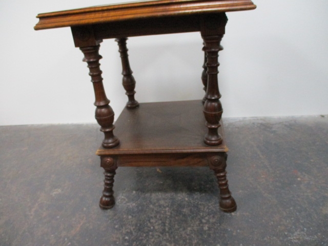 Victorian veneered side table - Image 2 of 4