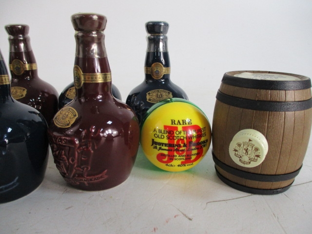 Selection of Scotch Whiskey miniatures to include Wade Royal salute x 7, one opened, Old St - Image 2 of 4