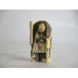 Antique Japanese netsuke figurine.