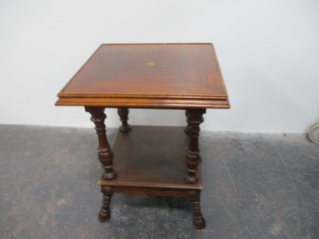 Victorian veneered side table