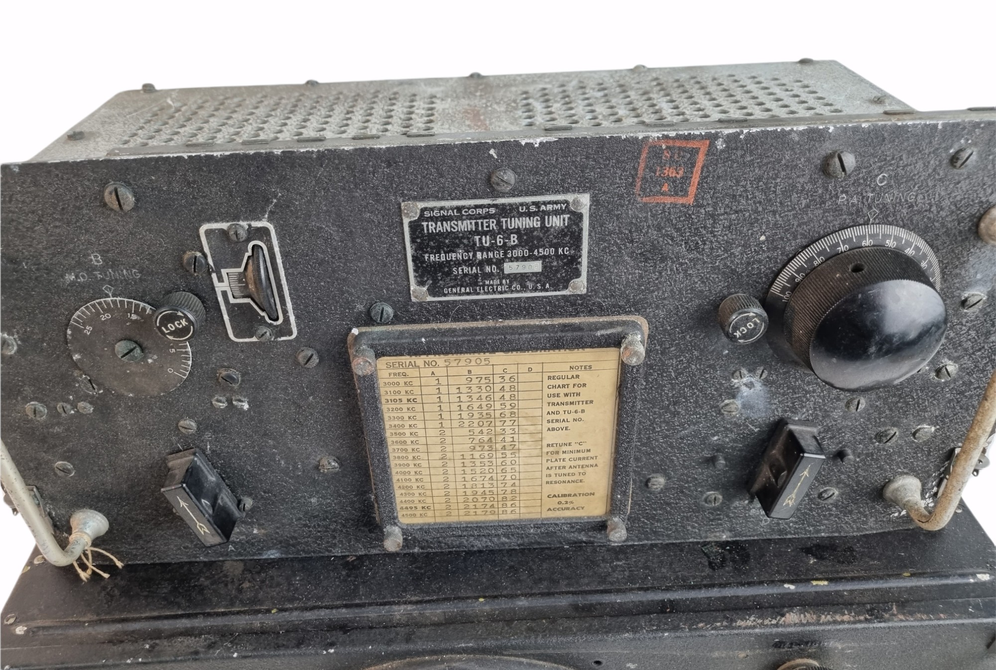 World War 2 military Transmitter Tuning Unit TU-6-B plus a Radio receiver BC-348-0 these were used - Image 2 of 3