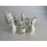 Aynsley Wild Tudor vases etc