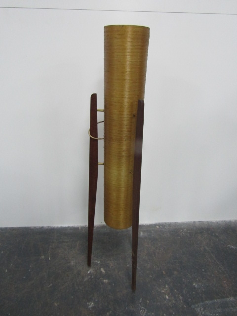 Retro Mid Century floor standing rocket lamp 113cm x 23cm