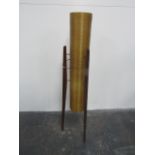 Retro Mid Century floor standing rocket lamp 113cm x 23cm