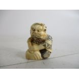 Antique Japanese netsuke figurine.