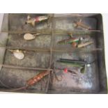 Vintage Light Casting Tackle fishing lure box