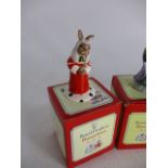 Selection of Royal Doulton Bunnykins, boxed.