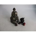 Selection of collectors Buddha figures.