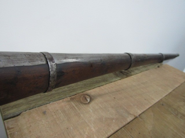Antique 19th Century Matchlock Musket 152cm long - Bild 4 aus 6