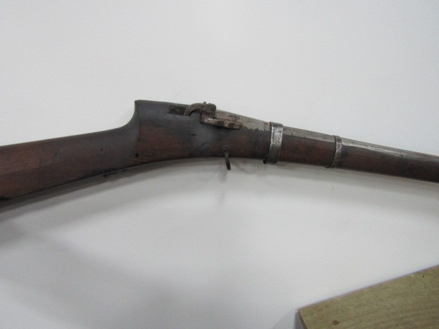 Antique 19th Century Matchlock Musket 152cm long