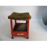 Vintage industrial stool