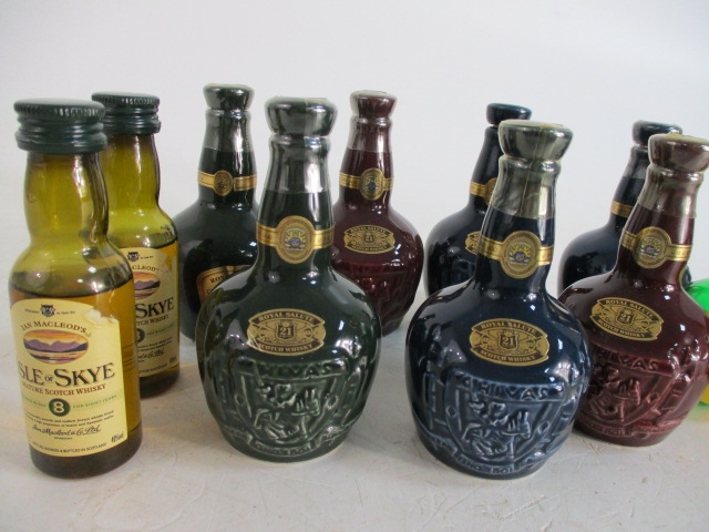 Selection of Scotch Whiskey miniatures to include Wade Royal salute x 7, one opened, Old St - Image 3 of 4