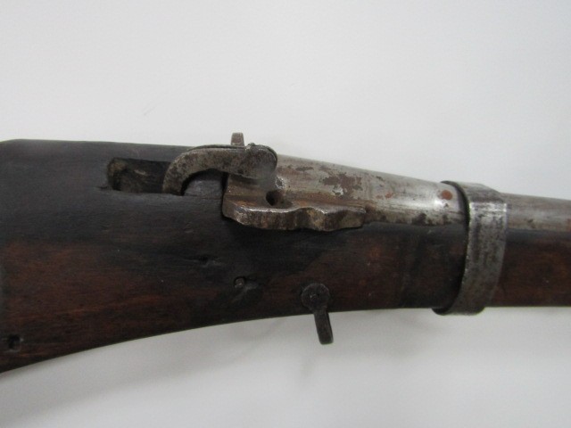 Antique 19th Century Matchlock Musket 152cm long - Bild 2 aus 6