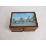 Vintage wooden jewellery box