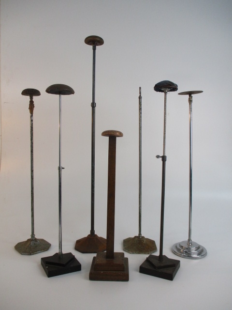 Collection of Victorian Milliners hat stands . - Image 2 of 6
