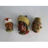 Collection of vintage Bossons chalk heads